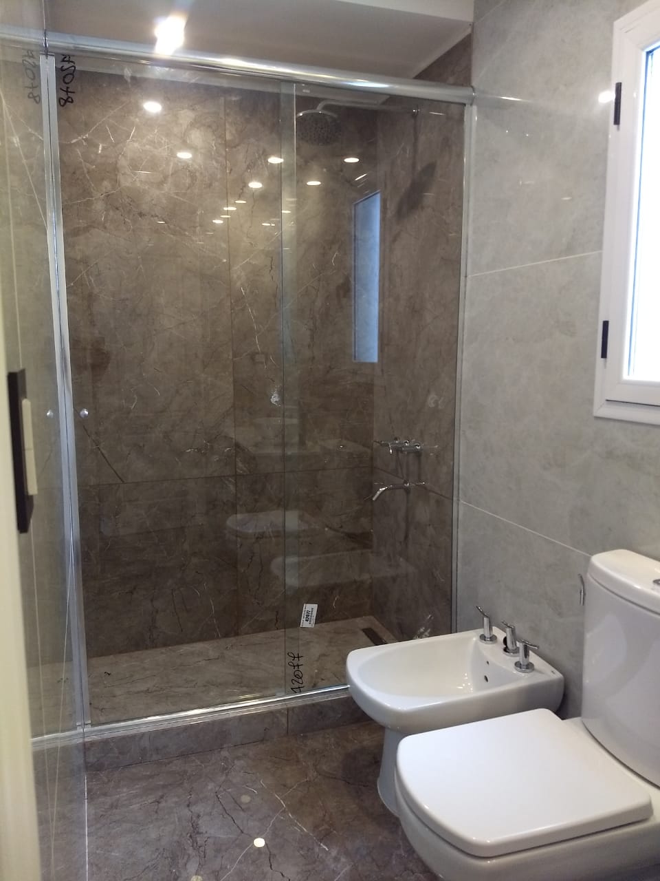 Mampara de Ducha box frontal 2 hojas 160x190cm - Imagen 2