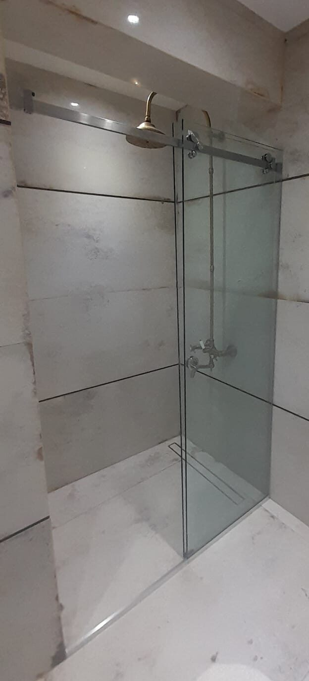 Mampara de Ducha 4 hojas 170x190cm Minimalista - Imagen 3