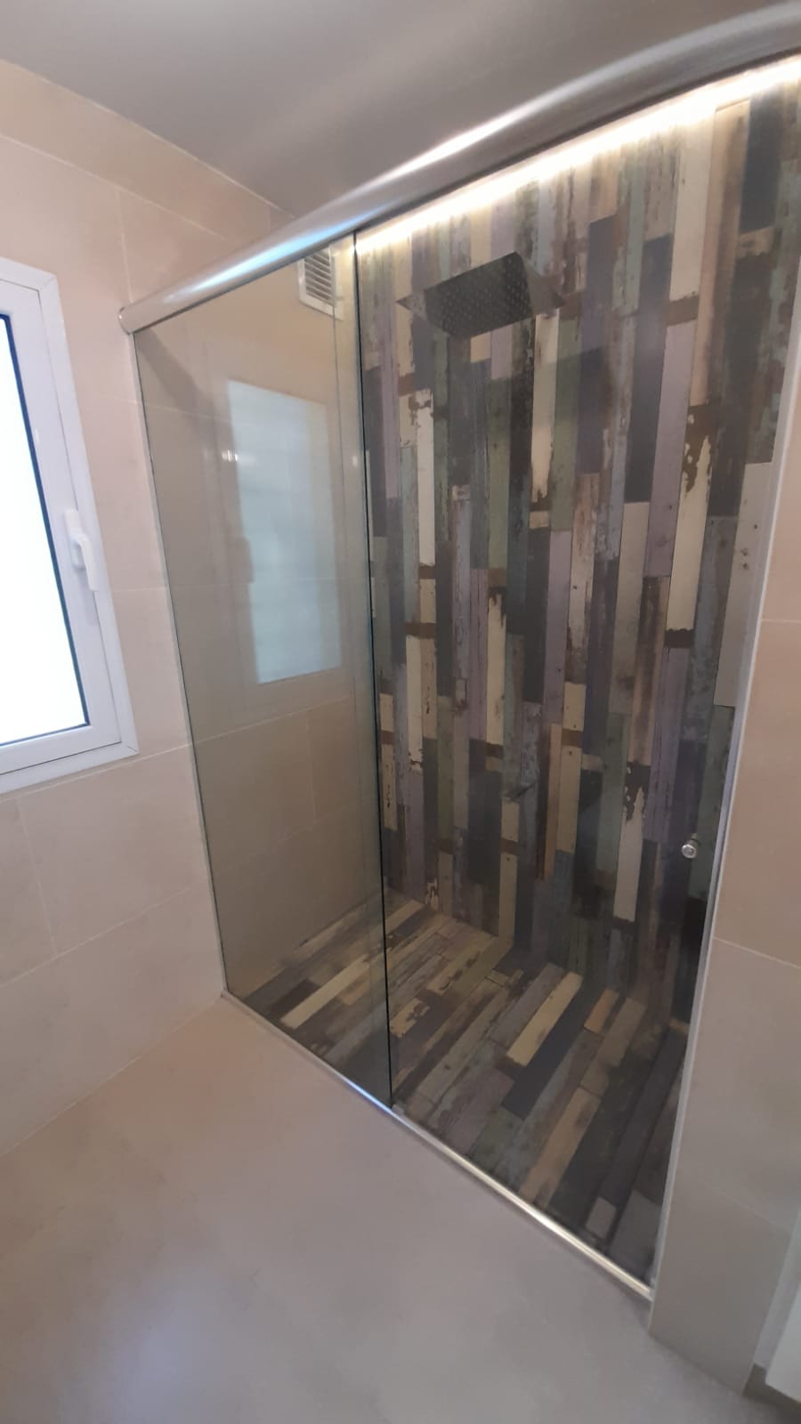 Mampara de Ducha box frontal 2 hojas 150x190cm