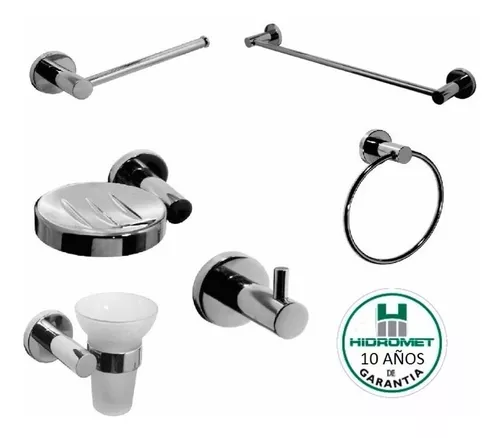 Accesorios DYNAMIC kit 5 piezas cromo