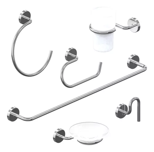 Accesorios JET kit 6 piezas cromo
