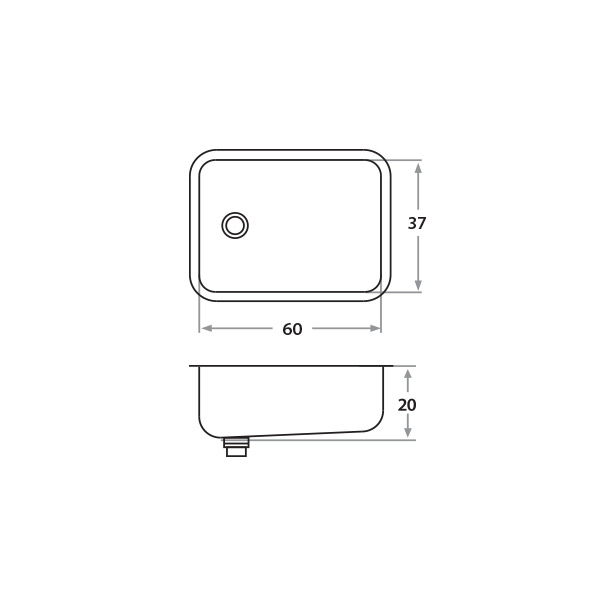 Bacha para Cocina 410 - Imagen 2