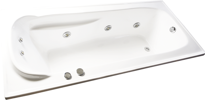 Hidromasaje 180cm x 80cm Acrilico con 6 Jets Premium