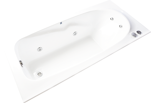 Hidromasaje 170cm x 70cm Acrilico con 8 Jets Premium