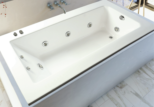 Hidromasaje 170cm x 80cm Acrilico con 6 Jets Premium