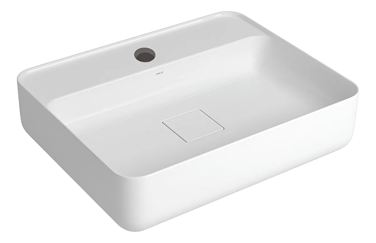 Bacha Baño Deca L13050 Lavatorio Apoyo Rectangular 1 Agujero