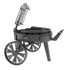 Fogonero GURU PLUS, parrilla, duomo con carro